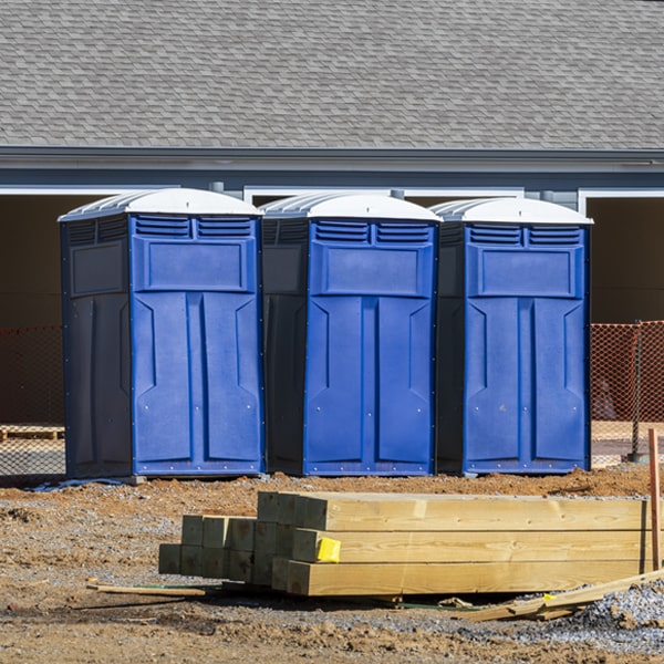 are there any restrictions on what items can be disposed of in the portable toilets in Glenwood IN